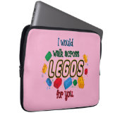 Ich würde für dich durch Legos laufen Laptopschutzhülle (Vorne Rechts)