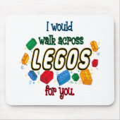 Ich würde für dich durch Legos laufen Mousepad (Vorne)