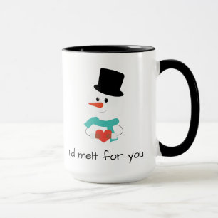 Ich würde für Sie Feiertagswinter Snowman-Tasse Tasse