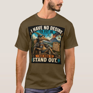 Ich wurde geboren, um herauszustechen – Lustiger P T-Shirt
