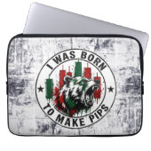 Ich wurde geboren, um Pips zu machen Rough Texture Laptopschutzhülle (Vorderseite)