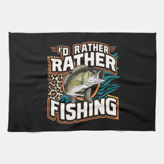 ICH WÜRDE GERADE FISCHEN GESCHIRRTUCH (Horizontal)