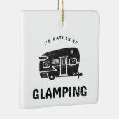 ICH WÜRDE GERADE GLAMPEN KERAMIKORNAMENT (Rechts)