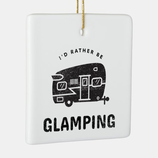 ICH WÜRDE GERADE GLAMPEN KERAMIKORNAMENT (Rechts)