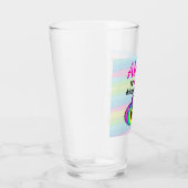 ICH WÜRDE GERADE GYMNASTIK MACHEN GLAS (Rechts)