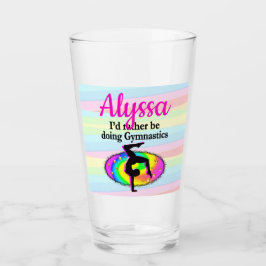 ICH WÜRDE GERADE GYMNASTIK MACHEN GLAS