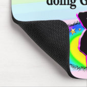 ICH WÜRDE GERADE GYMNASTIK MACHEN MOUSEPAD (Ecke)