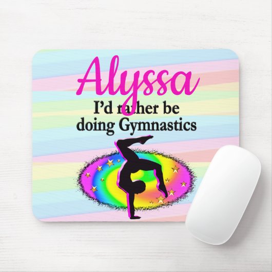 ICH WÜRDE GERADE GYMNASTIK MACHEN MOUSEPAD (Mit Mouse)