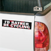 ICH WÜRDE GERADE RADFAHREN AUTOAUFKLEBER (Auf Lkw)