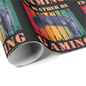 ICH WÜRDE GERADE SPIELEN GESCHENKPAPIER (Rolleneckpunkt)