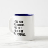 Ich würde Ihnen einen Wirtschaftsfreund erzählen, Zweifarbige Tasse (Vorderseite Links)