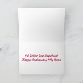 Ich würde Ihnen überall folgen Karte (Innenseite)