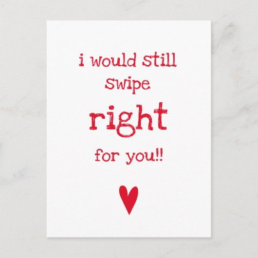 Ich würde immer noch rechts abwischen - der lustig postkarte (Vorderseite)