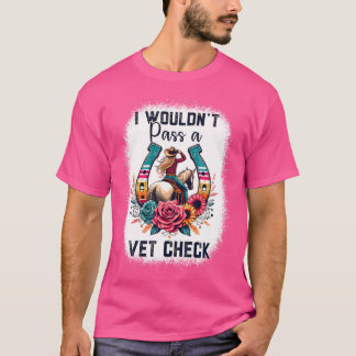 Ich würde keinen Karo mit Tierärzten passieren T-Shirt