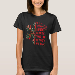 Ich wurde Krankenschwester Pflege Rn T-Shirt