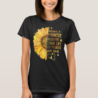 Ich wurde Krankenschwester, weil dein Leben meine  T-Shirt