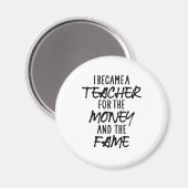 Ich wurde Lehrerin für das Geld Magnet (Vorderseite/Rückseite)