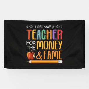 Ich wurde Lehrerin für Geld und Ruhm Banner