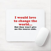 Ich wurde Liebe, die Welt zu ändern Mousepad (Mit Mouse)