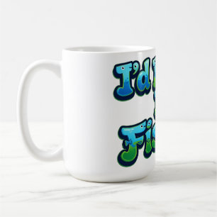 Ich würde lieber Angeln Cute Fish Kaffeetasse