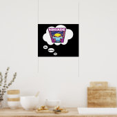 Ich würde lieber Arcade Games 2 spielen Poster (Küche)