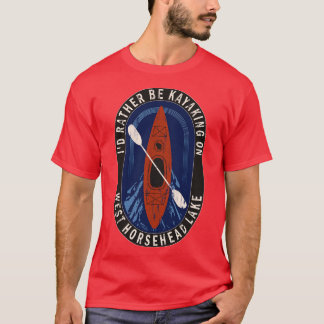 Ich würde lieber auf dem West Horsehead Lake in Wi T-Shirt