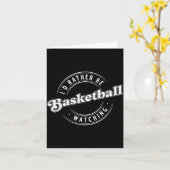 Ich würde lieber Baseball schauen Karte (Gelbe Blume)
