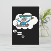 Ich würde lieber Bingo 4 spielen Einladung (Stehend Vorderseite)