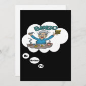 Ich würde lieber Bingo 4 spielen Einladung (Vorne/Hinten)