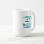 Ich würde lieber Blau backen Kaffeetasse (VorderseiteRechts)