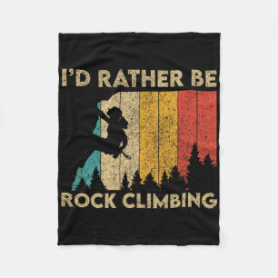 Ich würde lieber Boulderklettern Fleecedecke