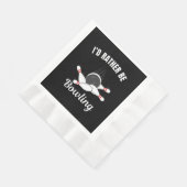 Ich würde lieber bowlen serviette (Ecke)