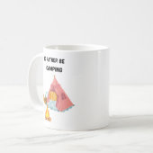 Ich würde lieber campen kaffeetasse (Vorderseite Links)