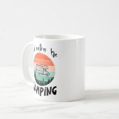 Ich würde lieber campen Wohnmobil – Grafikdesign Kaffeetasse (Vorderseite Links)