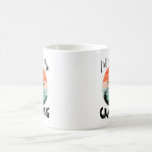Ich würde lieber campen Wohnmobil – Grafikdesign Kaffeetasse (Mittel)