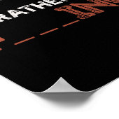 Ich würde lieber Camping im Freien fischen Poster (Ecke)