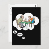 Ich würde lieber Cribbage spielen Postkarte (Vorne/Hinten)