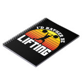 Ich würde lieber das Gewicht heben Notizblock (Linke Seite)