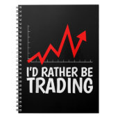 Ich würde lieber Daytrading Chart handeln Notizblock (Vorderseite)