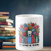 Ich würde lieber die Cat-Kaffee-Tasse lesen Kaffeetasse