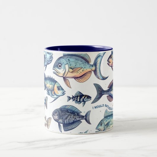 Ich würde lieber die Tasse des Fischfangs gehen (Mittel)