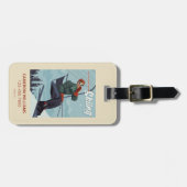 Ich würde lieber Druck überspringen Gepäckanhänger (Vorderseite horizontal)