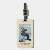 Ich würde lieber Druck überspringen Gepäckanhänger (Vorderseite vertikal)