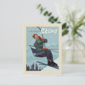 Ich würde lieber Druck überspringen Postkarte (Stehend Vorderseite)