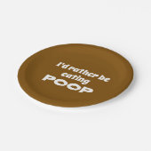 Ich würde lieber essen... pappteller (Schrägansicht)