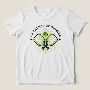 Ich würde lieber essen. Tri-Blend shirt