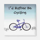 Ich würde lieber Fahrrad fahren Magnet (Vorne)