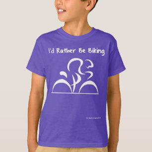 Ich würde lieber Fahrrad fahren T-Shirt