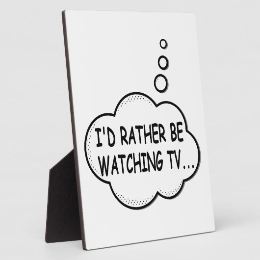 Ich würde lieber fernsehen fotoplatte (Seite)
