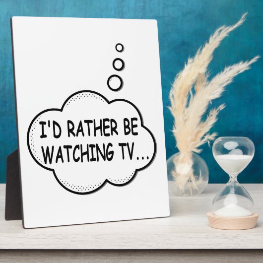 Ich würde lieber fernsehen fotoplatte (Seite)